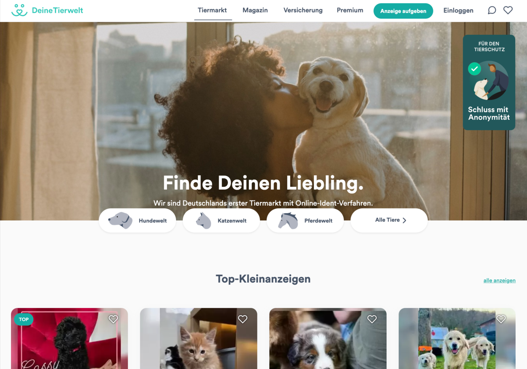Deine Tierwelt homepage