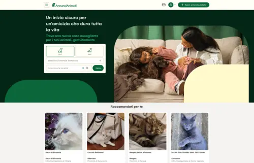 Annunci Animali homepage